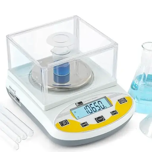 Lab Digital Scales 0.01g Precision Analytical Electronic Balance Jewelry Scales Kitchen Weighing Scale Calibrated & Ready to Read (3000g,0.01g)